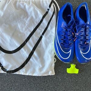 Nike Blue Track Shoes with Bag